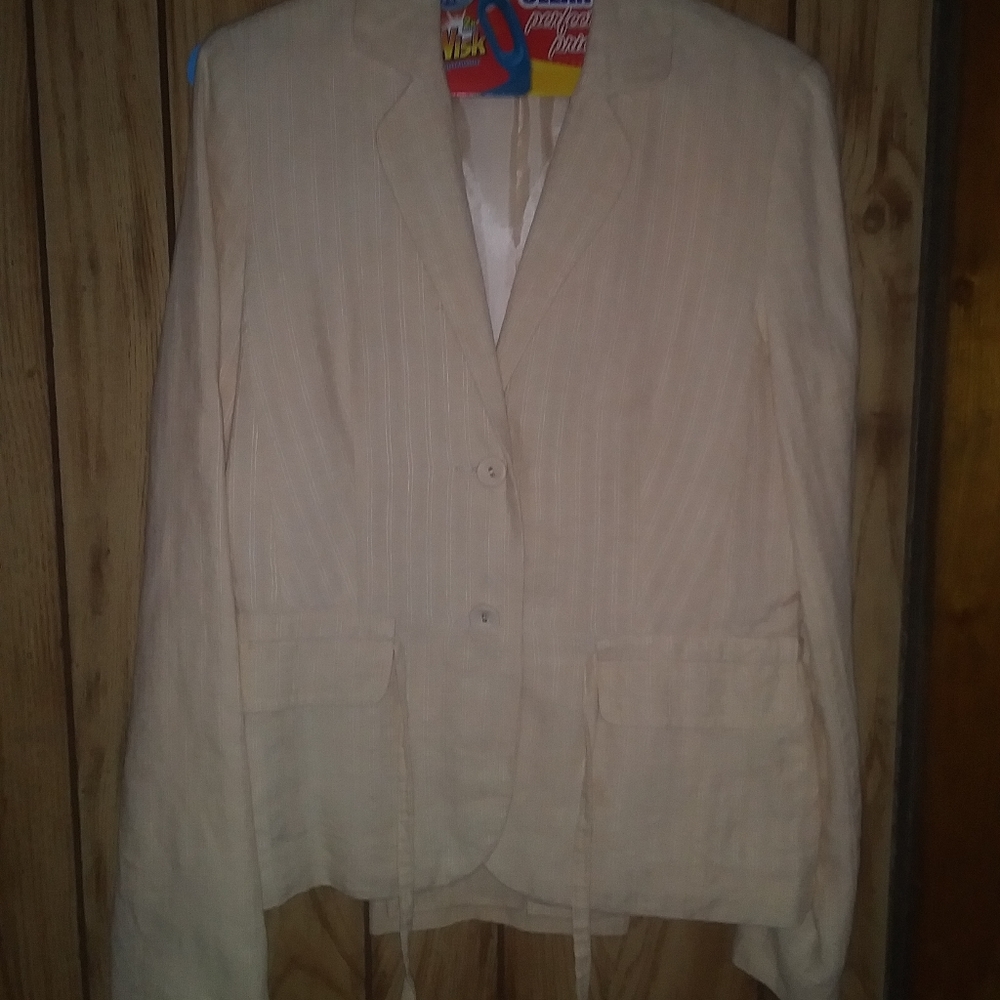 Light linen summer suit
